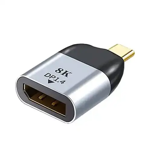 VELTEH Adapter koverter tip C - DisplayPort KT-C2DP.11 M/Ž sivi