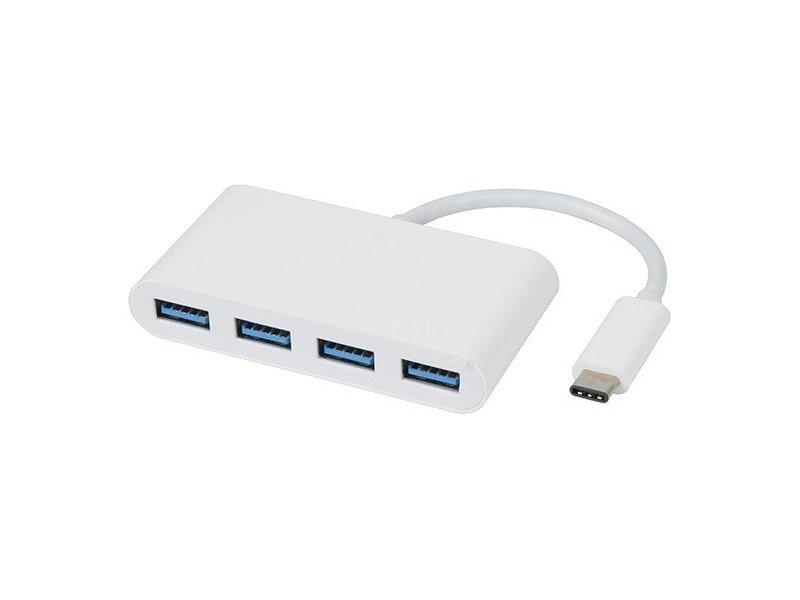 VIVANCO USB HUB 4 port Tip C Superspeed beli