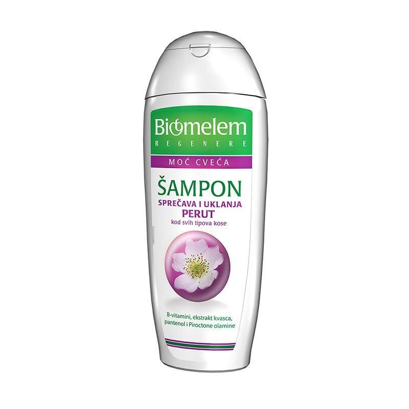 BIOMELEM Šampon za sprečavanje i uklanjanje peruti Moć cveća 222 ml