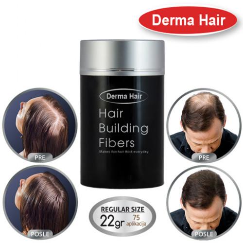 Selected image for DERMA HAIR Fiberi za kosu 22g crni