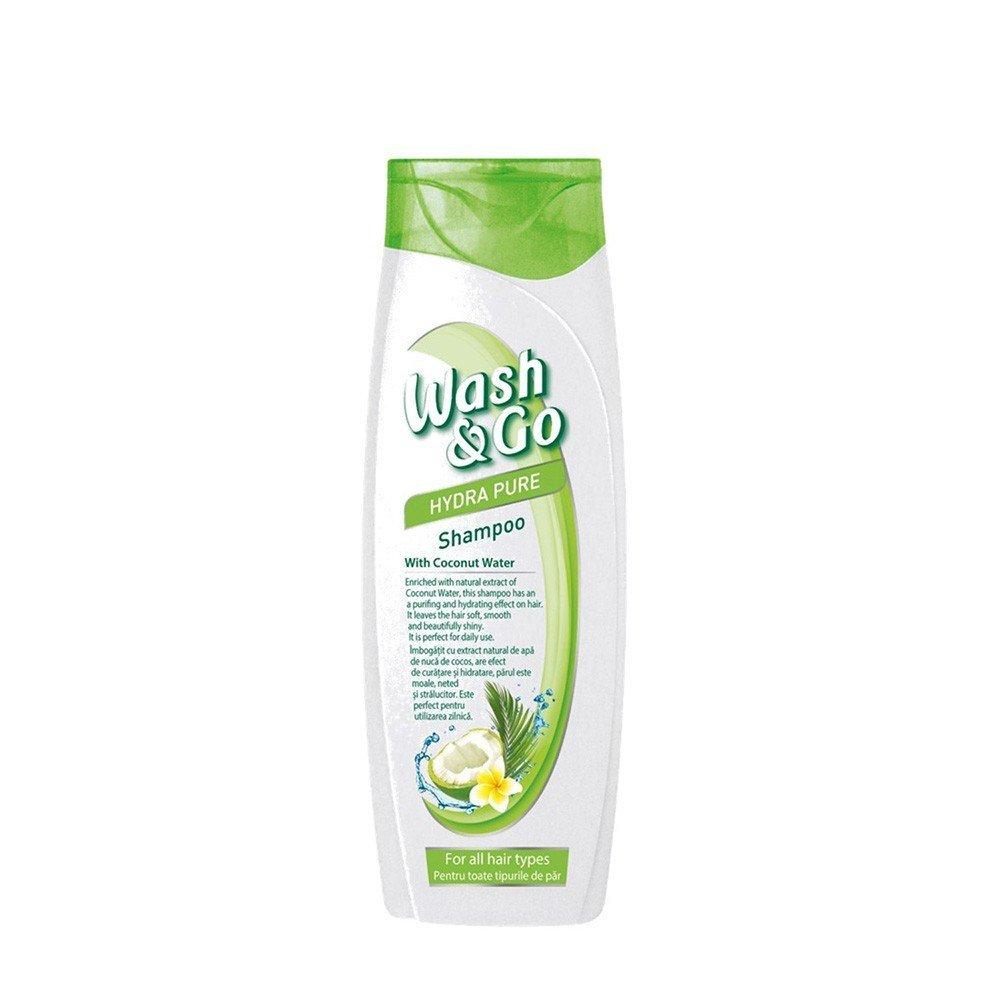 WASH & GO Šampon kokosova voda 400 ml