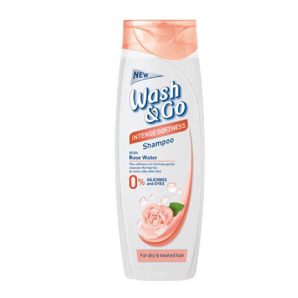 WASH & GO Šampon ružina voda 400 ml