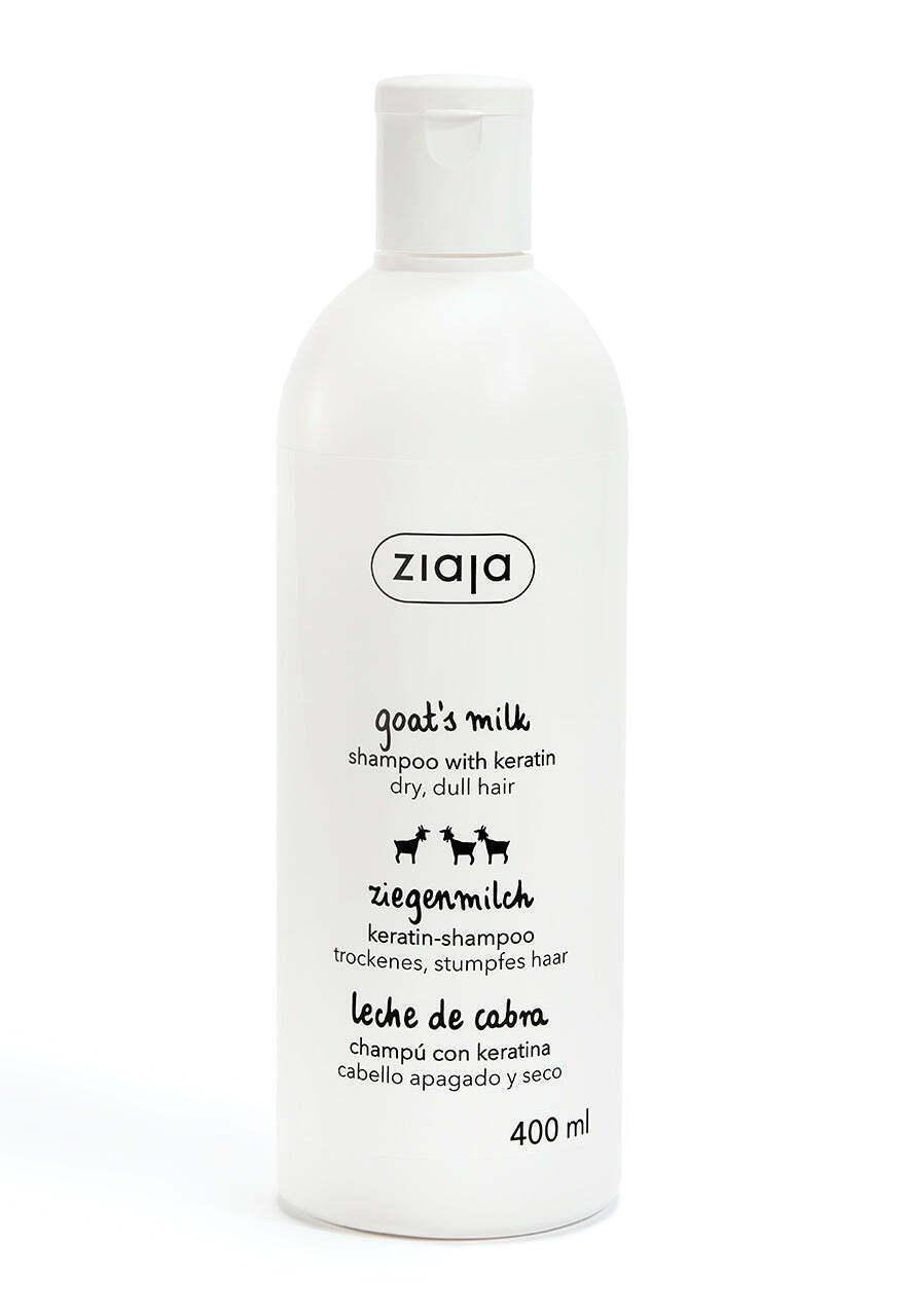 Slike ZIAJA Šampon za kosu sa keratinom Kozije mleko 400ml