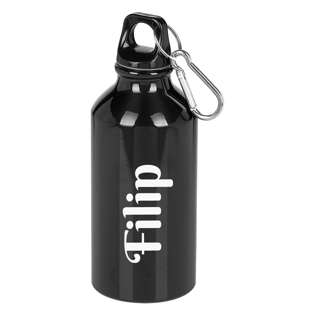 HAPPY PUMPKIN Aluminijumska flašica za vodu ''Filip'' 400ml crna