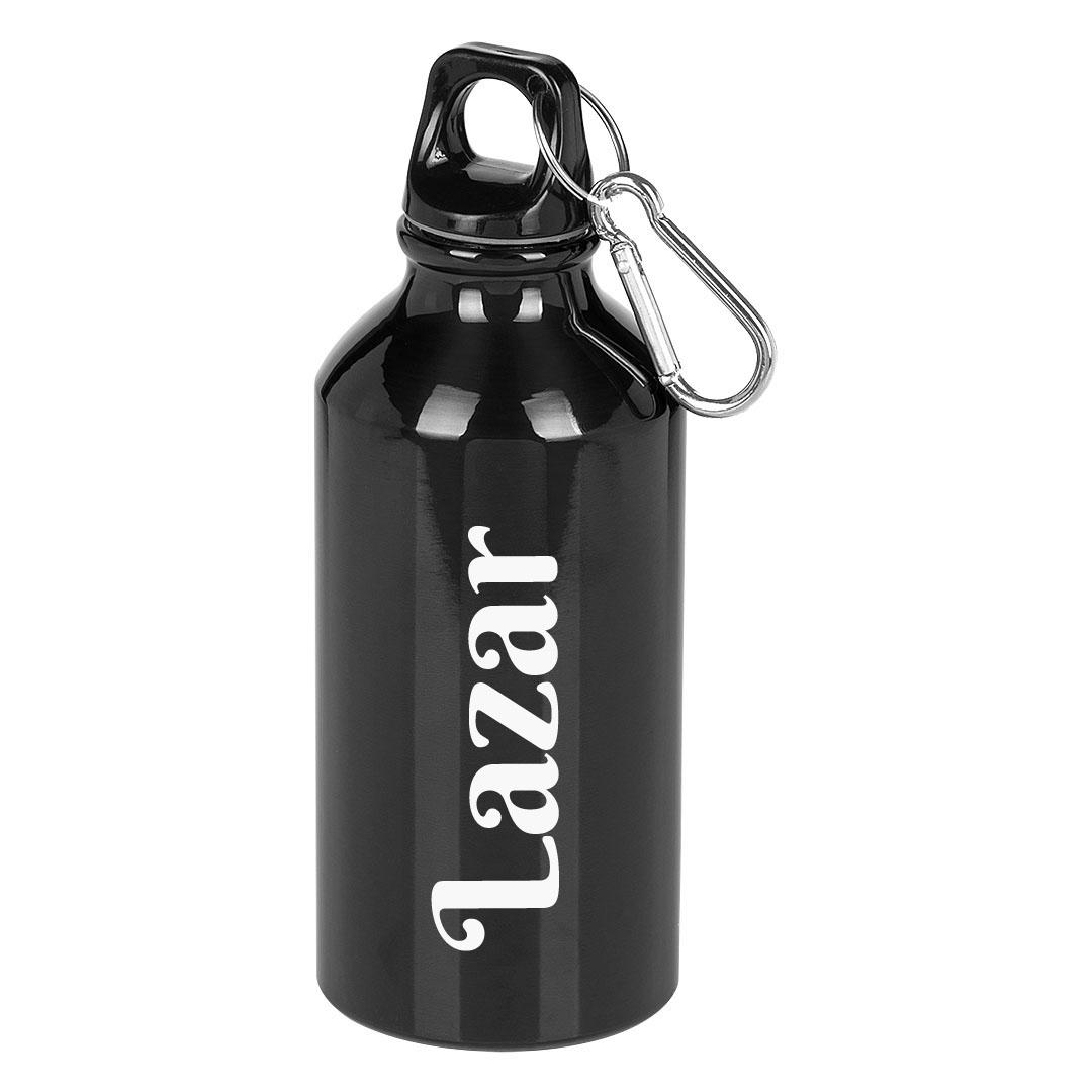HAPPY PUMPKIN Aluminijumska flašica za vodu ''Lazar'' 400ml crna