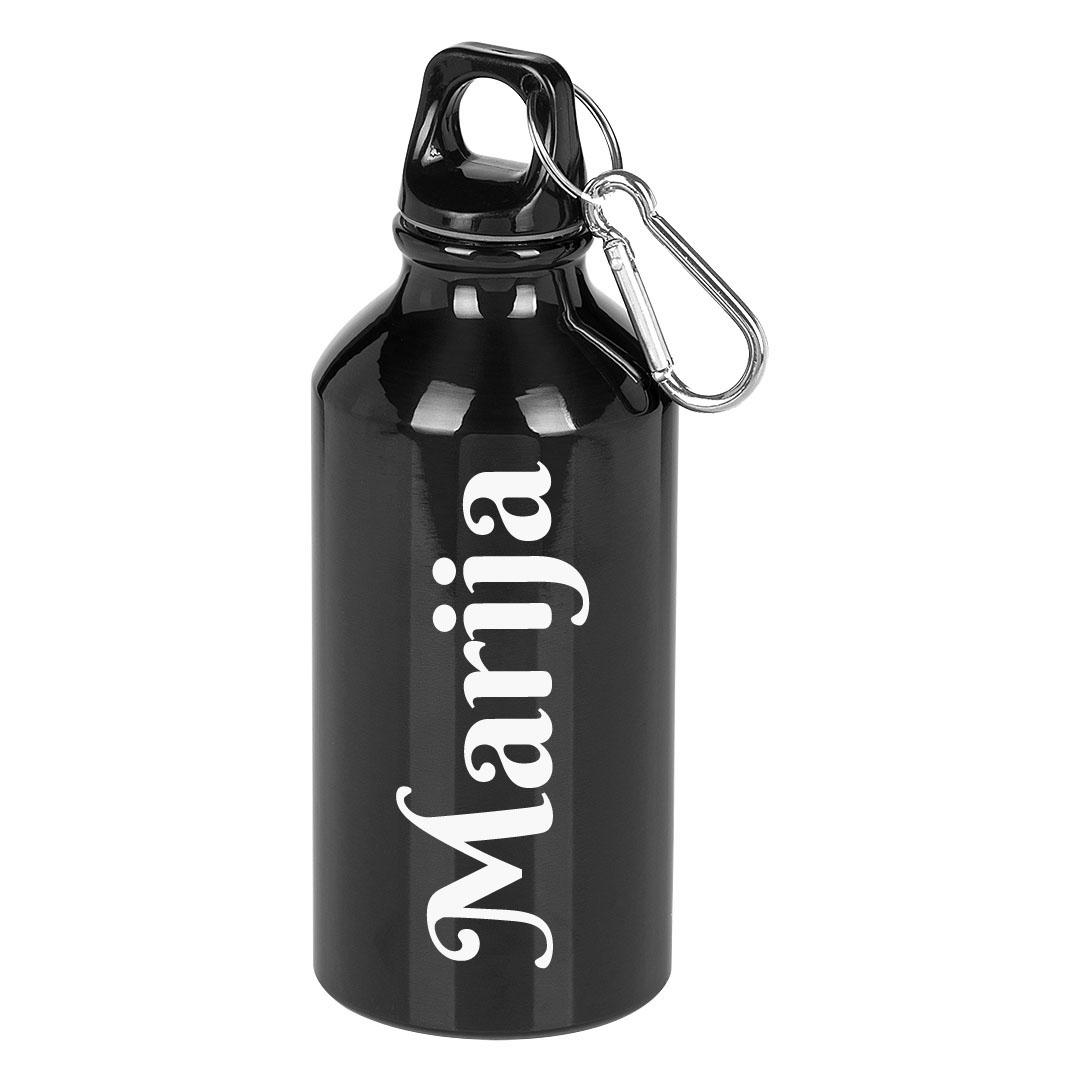 HAPPY PUMPKIN Aluminijumska flašica za vodu ''Marija'' 400ml crna