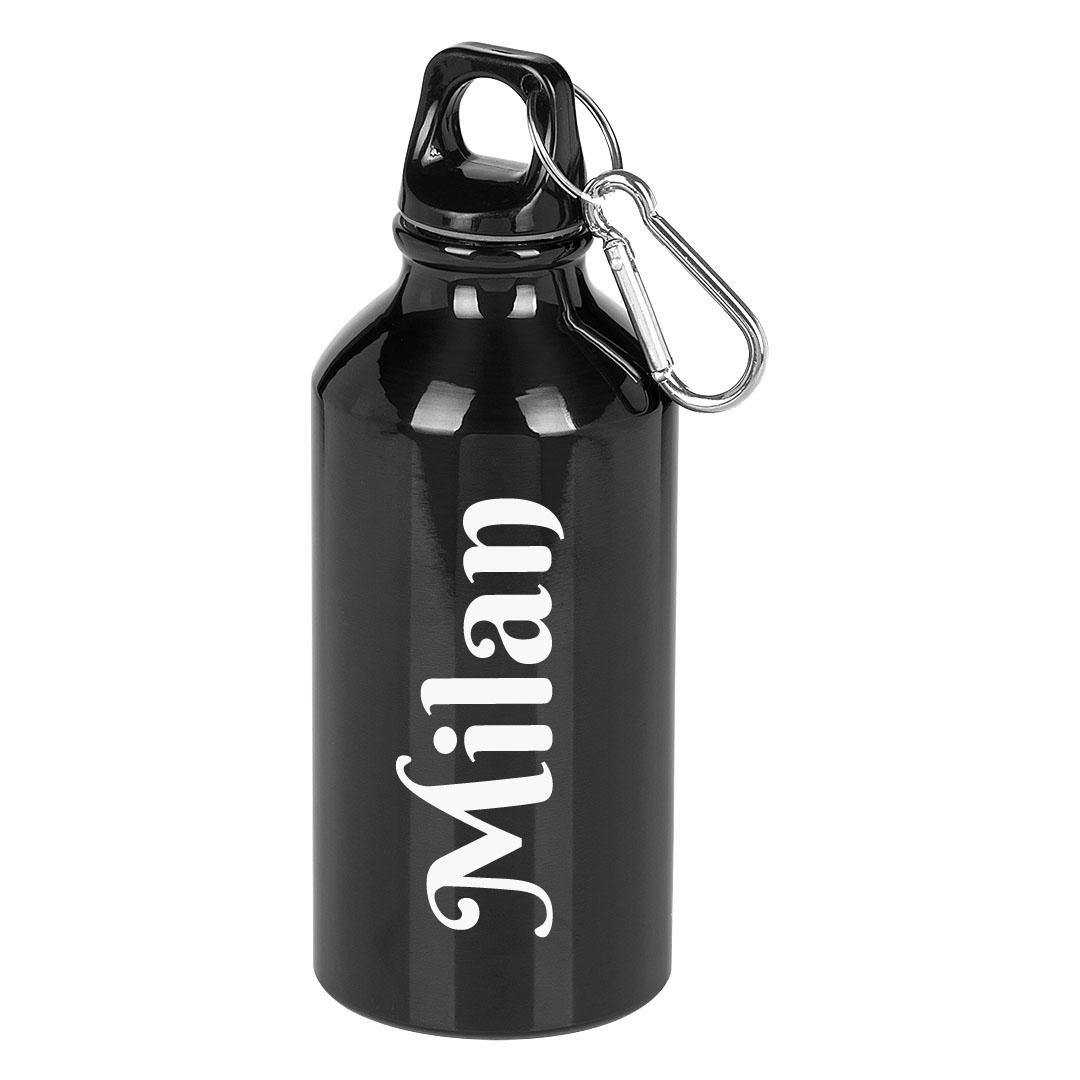HAPPY PUMPKIN Aluminijumska flašica za vodu ''Milan'' 400ml crna