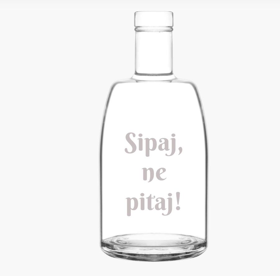 HAPPY PUMPKIN Staklena flaša ''Sipaj ne pitaj''