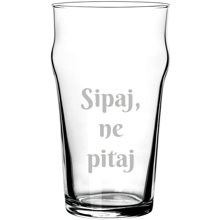 HAPPY PUMPKIN Čaša za pivo ''Sipaj, ne pitaj''