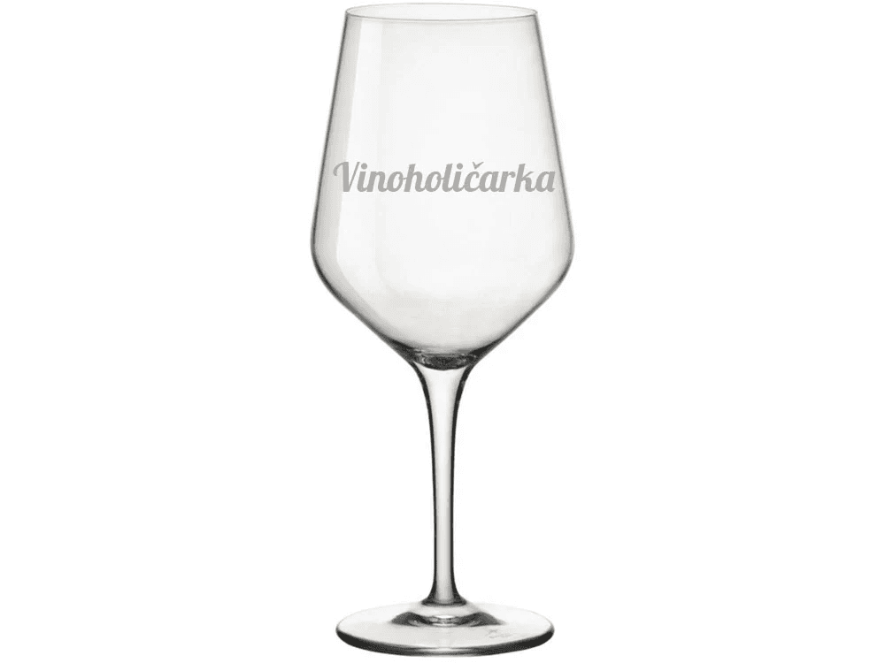 HAPPY PUMPKIN Čaša za vino "Vinoholičarka"