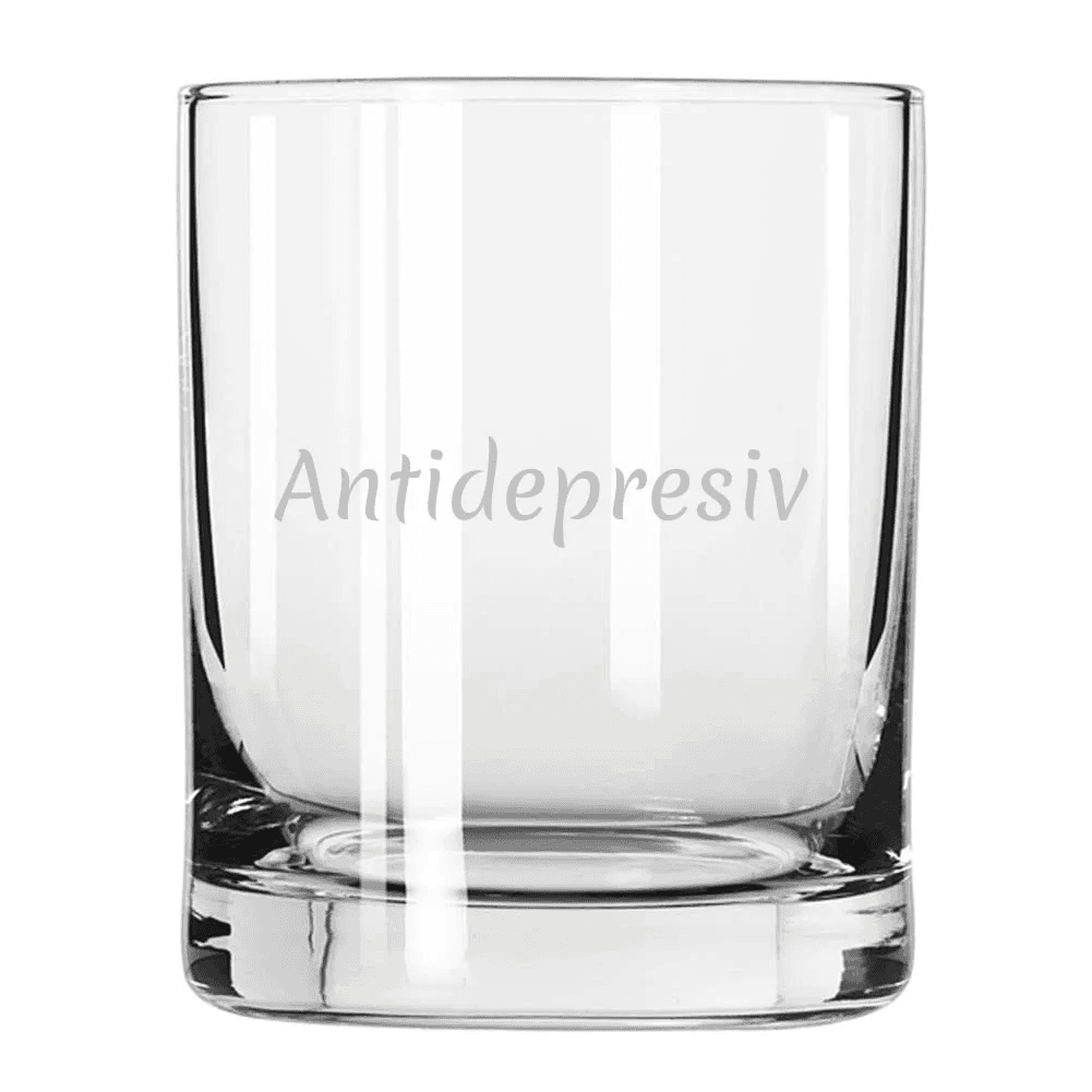 HAPPY PUMPKIN Čaša za viski "Antidepresiv"