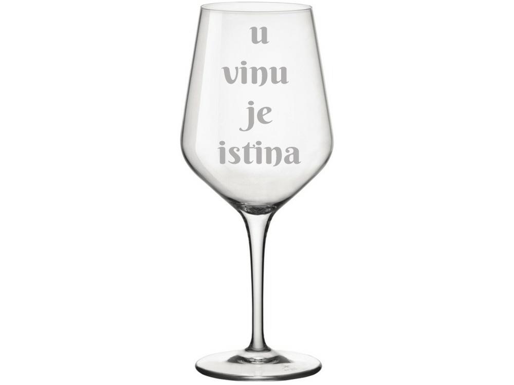 HAPPY PUMPKIN Čaša za vino ''u vinu je istina''