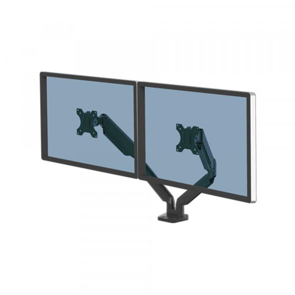 FELLOWES Nosač monitora Platinum series dual Monitor crni