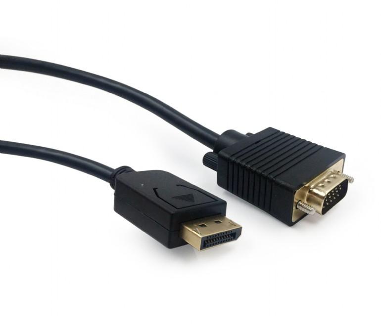 Gembird adapter za video kablove 1,8 m DisplayPort VGACrno