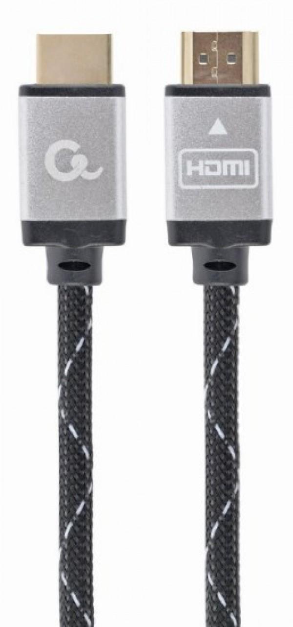 Selected image for GEMBIRD HDMI Kabl High speed, ethernet support 3D/4K TV "Select Plus Series" blister