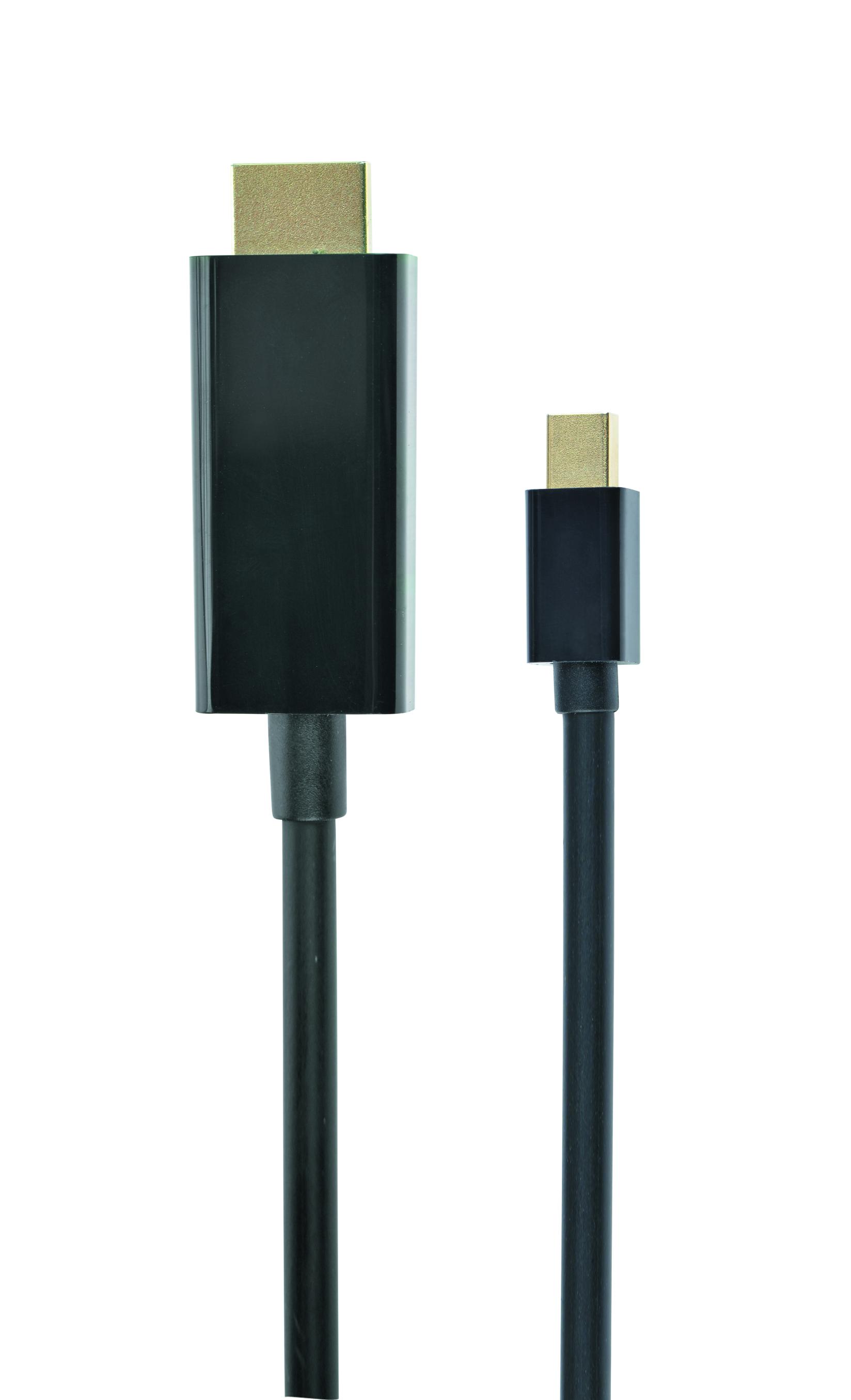 Gembird Mini DisplayPort cable to HDMI 4K 1.8m