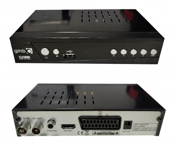 Selected image for GEMBIRD Top box set TDT-033 - DVB-T2/C USB/HDMI/Scart/RF-out, PVR, Full HD,H264, hdmi-kabl crni