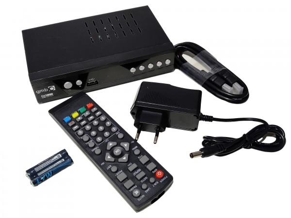 Selected image for GEMBIRD Top box set TDT-033 - DVB-T2/C USB/HDMI/Scart/RF-out, PVR, Full HD,H264, hdmi-kabl crni
