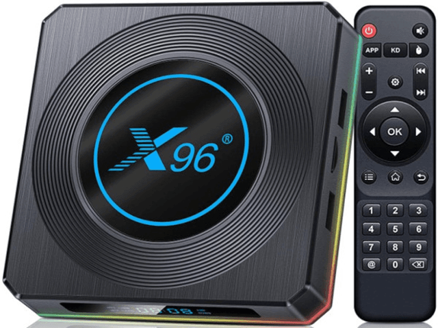 Selected image for GEMBIRD TV box X96 X4 4/64GB smart S905X4 quad, Mali-G31MP 8K, KODI Android 11.0 crni