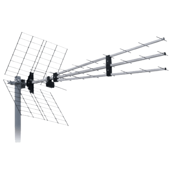 ISKRA Zemaljska antena Triplex Loga 43 elementa 1190 mm aluminijum