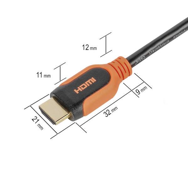 Selected image for VIVANCO HDMI kabl M/M 2m 1.4 narandžasti