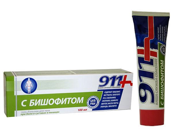 Selected image for 911 Bišofit gel-melem protiv bolova u zglobovima i mišićima 100 ml