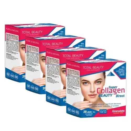 Selected image for ALEKSANDAR MN Kolagen Super Collagen Beauty Direct, 20 kesica, 4 pakovanja