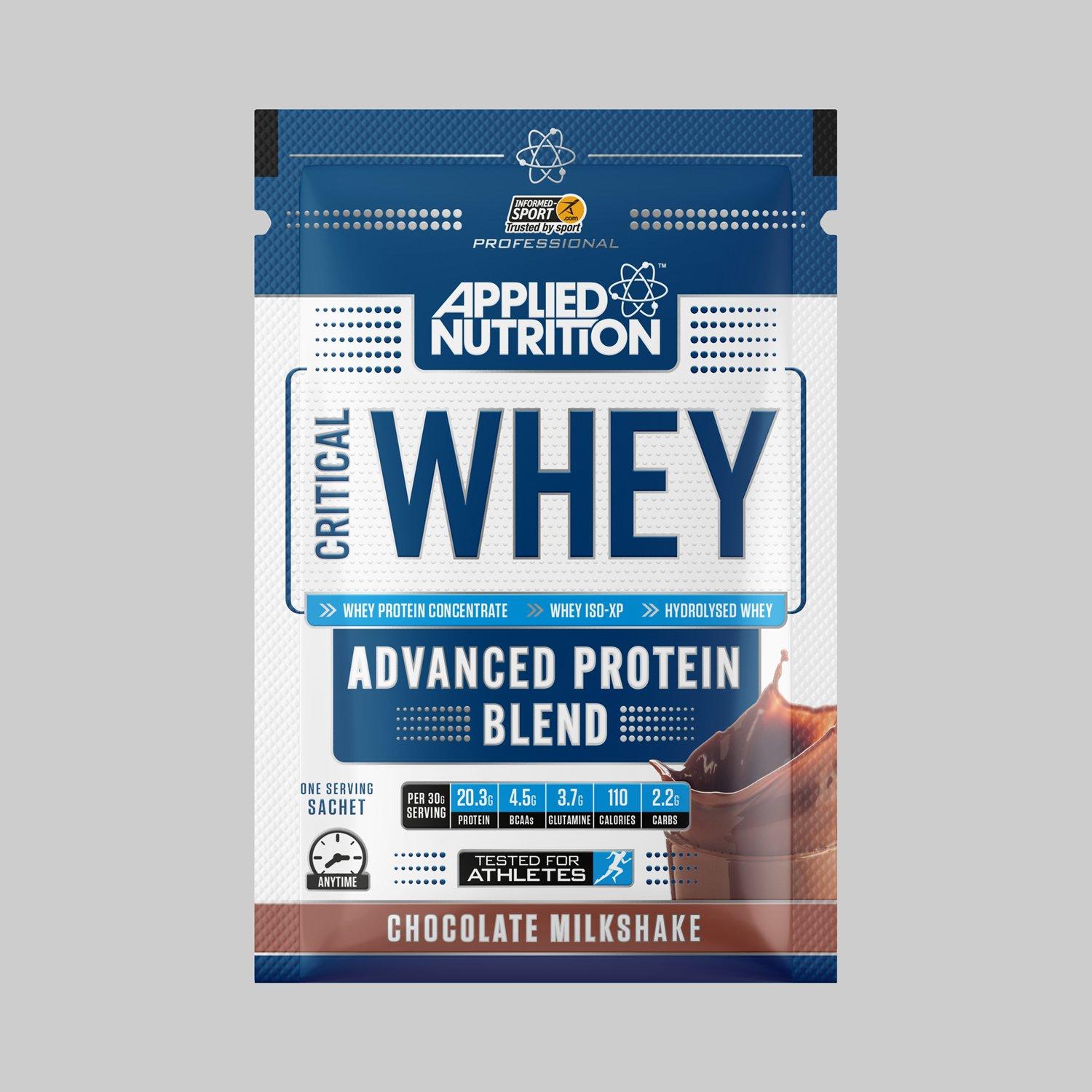 APPLIED NUTRITION Whey protein surutke Critical Čokolada 30g