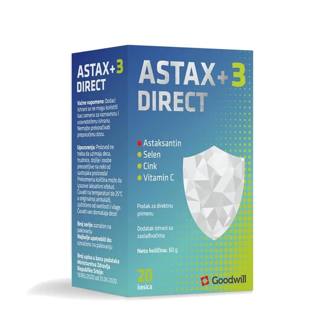 ASTAX+3 Direct 20 Kesica