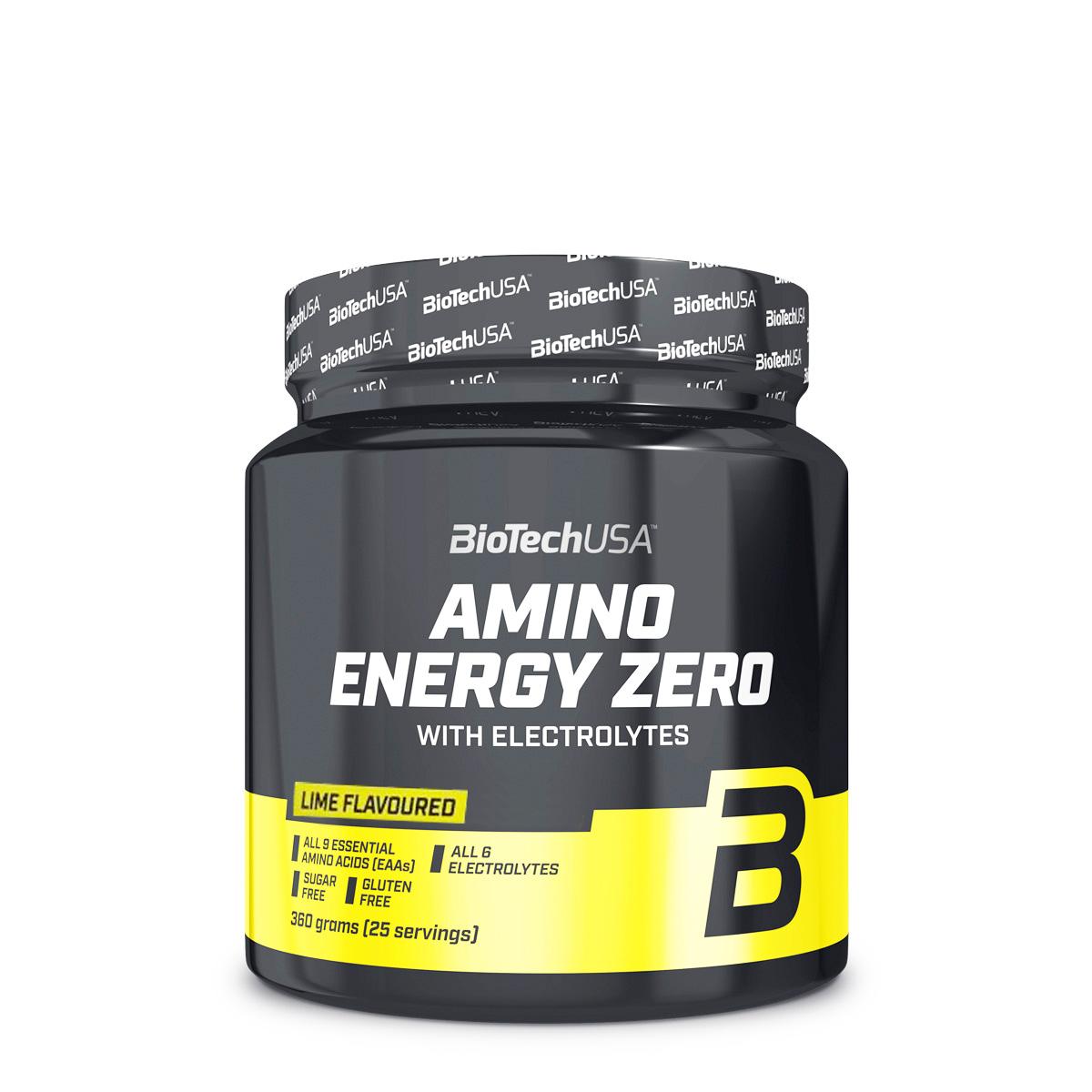 BIO TECH USA Aminokiselina sa elektrolitima Energy Zero Limeta 360g