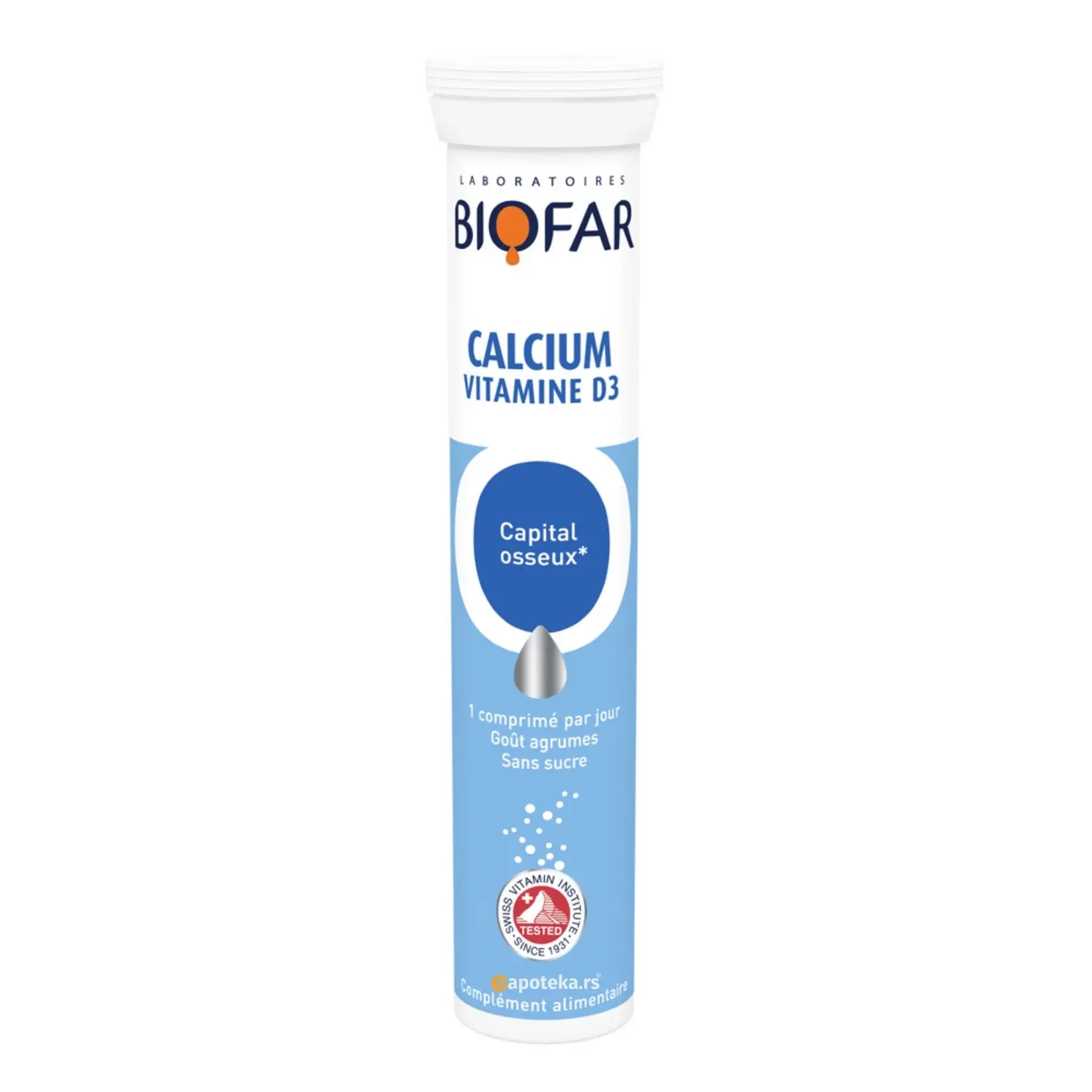 Selected image for BIOFAR Kalcijum+Vitamin D3, 20 Eff