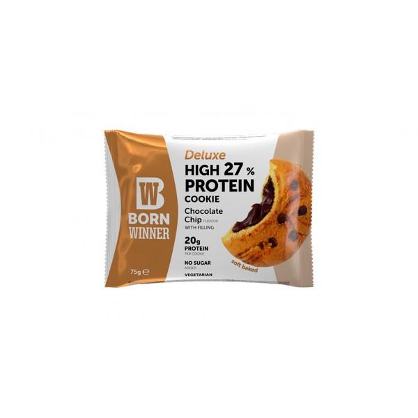 Selected image for BORN WINNER Protein Cookie DELUXE Choco Chip Filling 75g