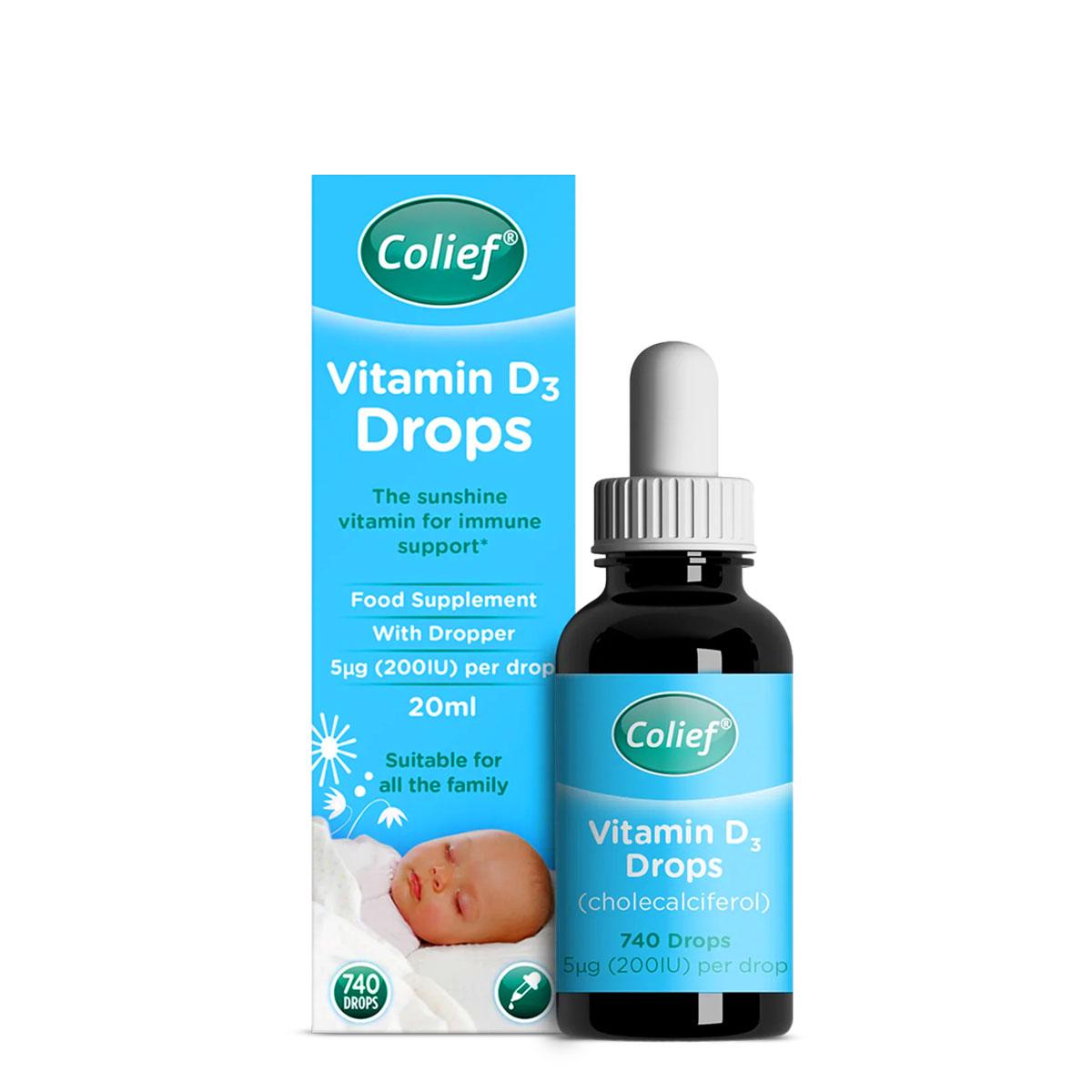 COLIEF Vitamin D3 kapi 20 ml