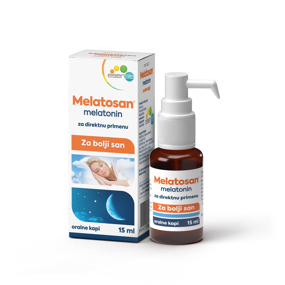 Melatosan melatonin oralne kapi za lakši san 15 ml