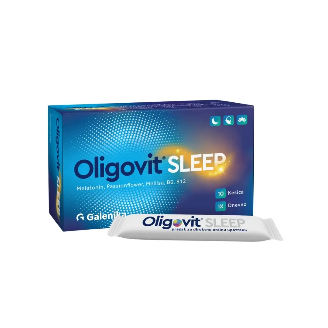 GALENIKA Dodatak ishrani Oligovit Sleep Melatonin 10 kesica