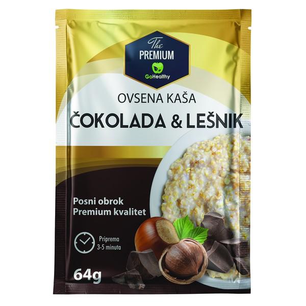 Selected image for GO HEALTHY Premium ovsena kaša čokolada-lešnik 64g