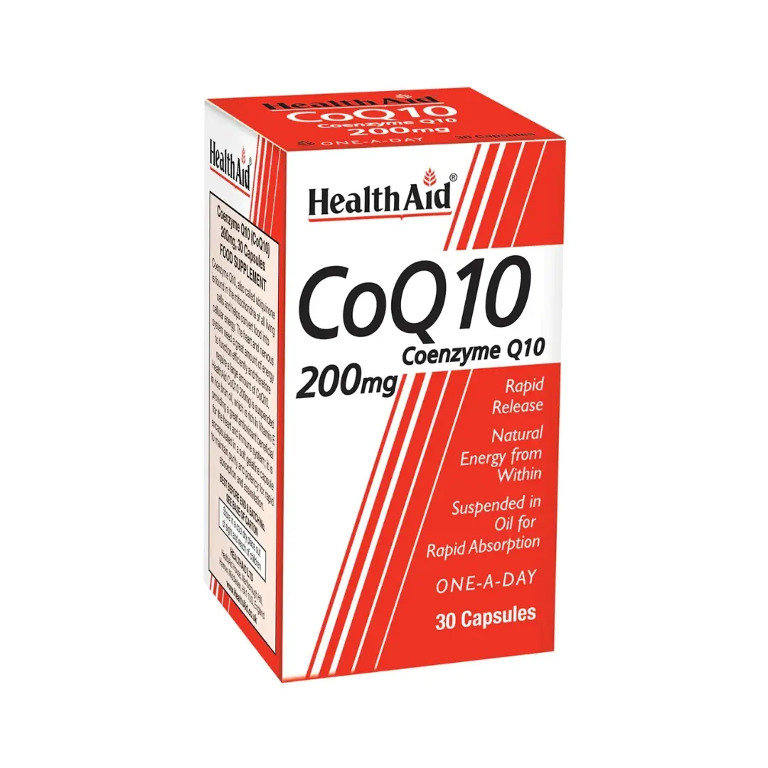 Selected image for HEALTH AID Kapsule Coenzyme Q10 200 mg 30/1
