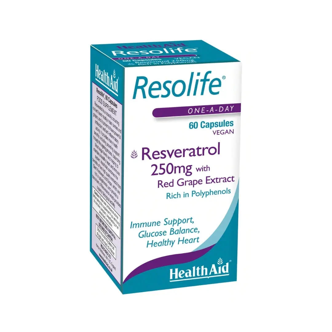 Selected image for HEALTH AID Kapsule Resolife Resveratrol 250mg 60/1