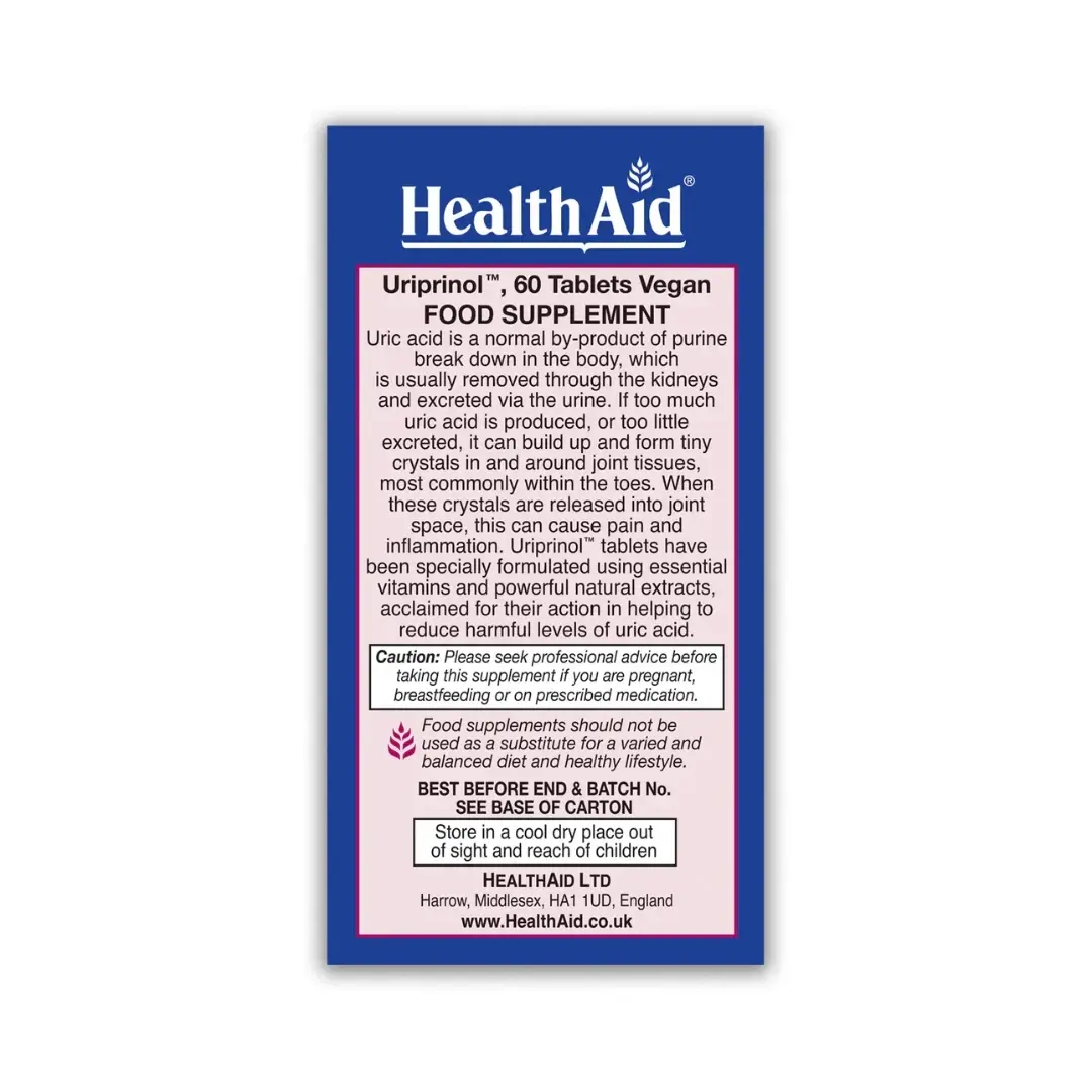 Selected image for HEALTH AID Tablete Uriprinol 60/1