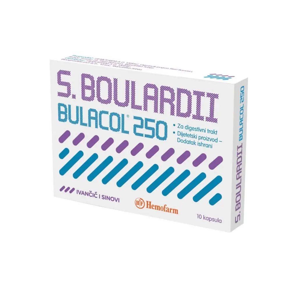 HEMOFARM Probiotik S.Boulardii Bulacol 250 10 kapsula