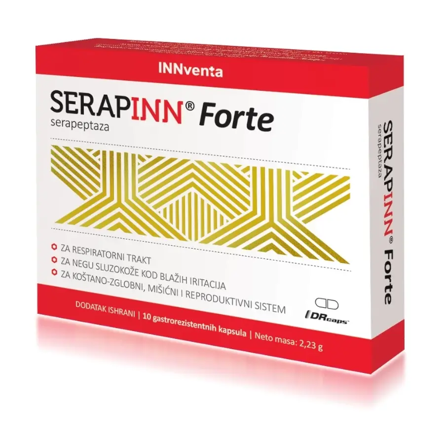 INNVENTA Serapeptaza Serapinn Forte 10 kapsula
