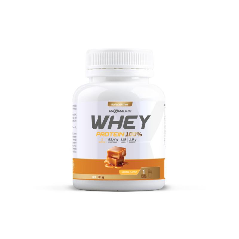 Maximalium Whey Protein, Karamela, 30 g