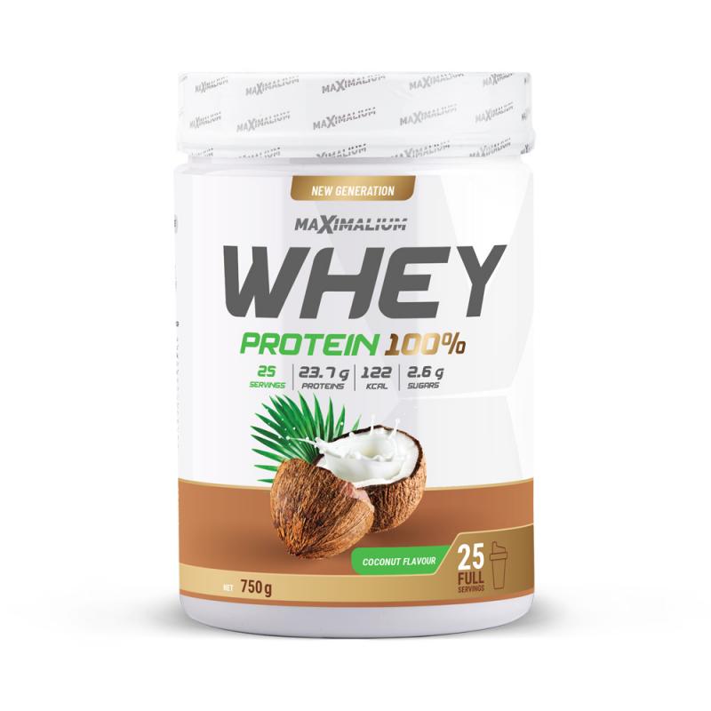 Maximalium Whey Protein, Kokos, 750 g