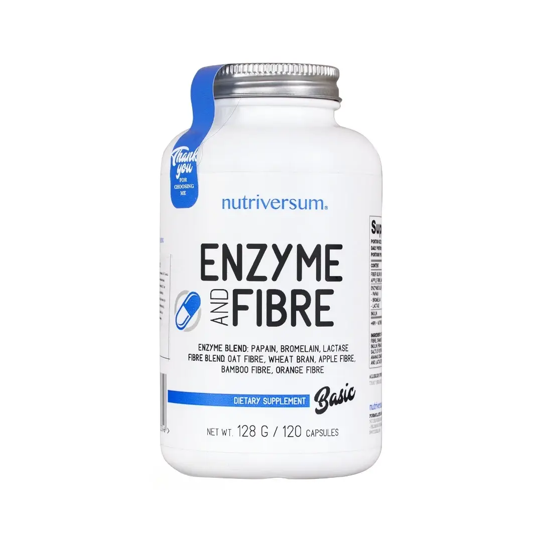NUTRIVERSUM Dijetetski suplement Enzyme and Fibre 120 kapsula