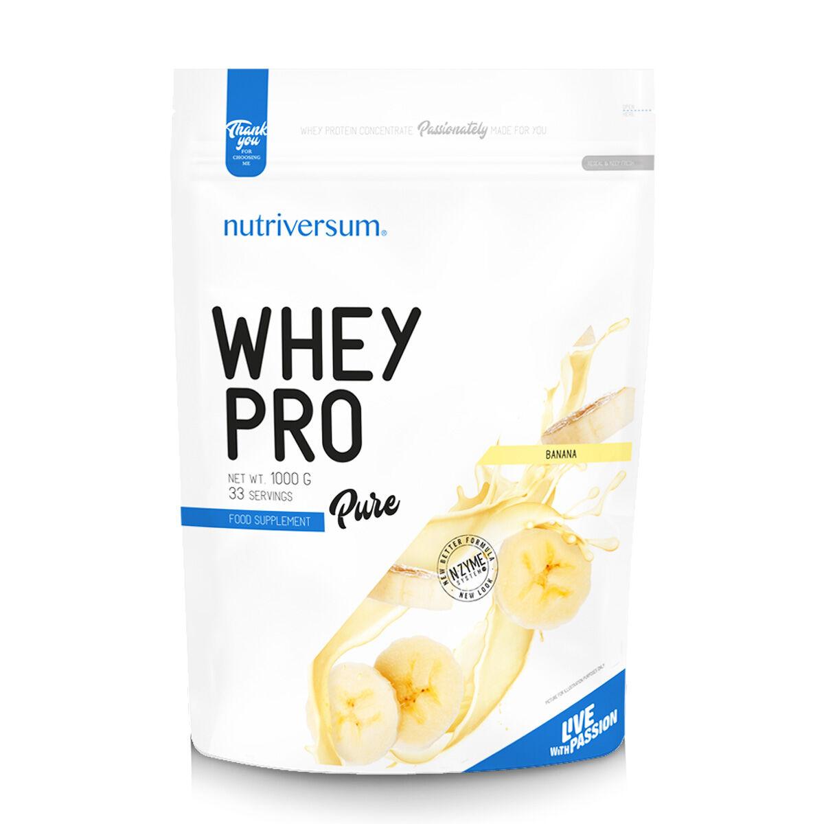 NUTRIVERSUM Whey Pro protein banana 1kg