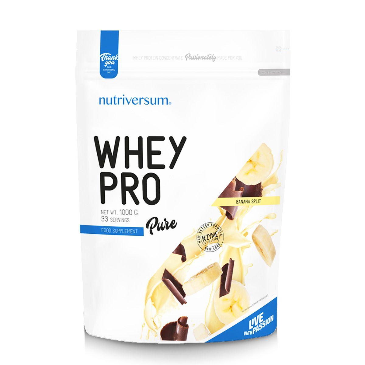 NUTRIVERSUM Whey Pro protein banana split 1kg
