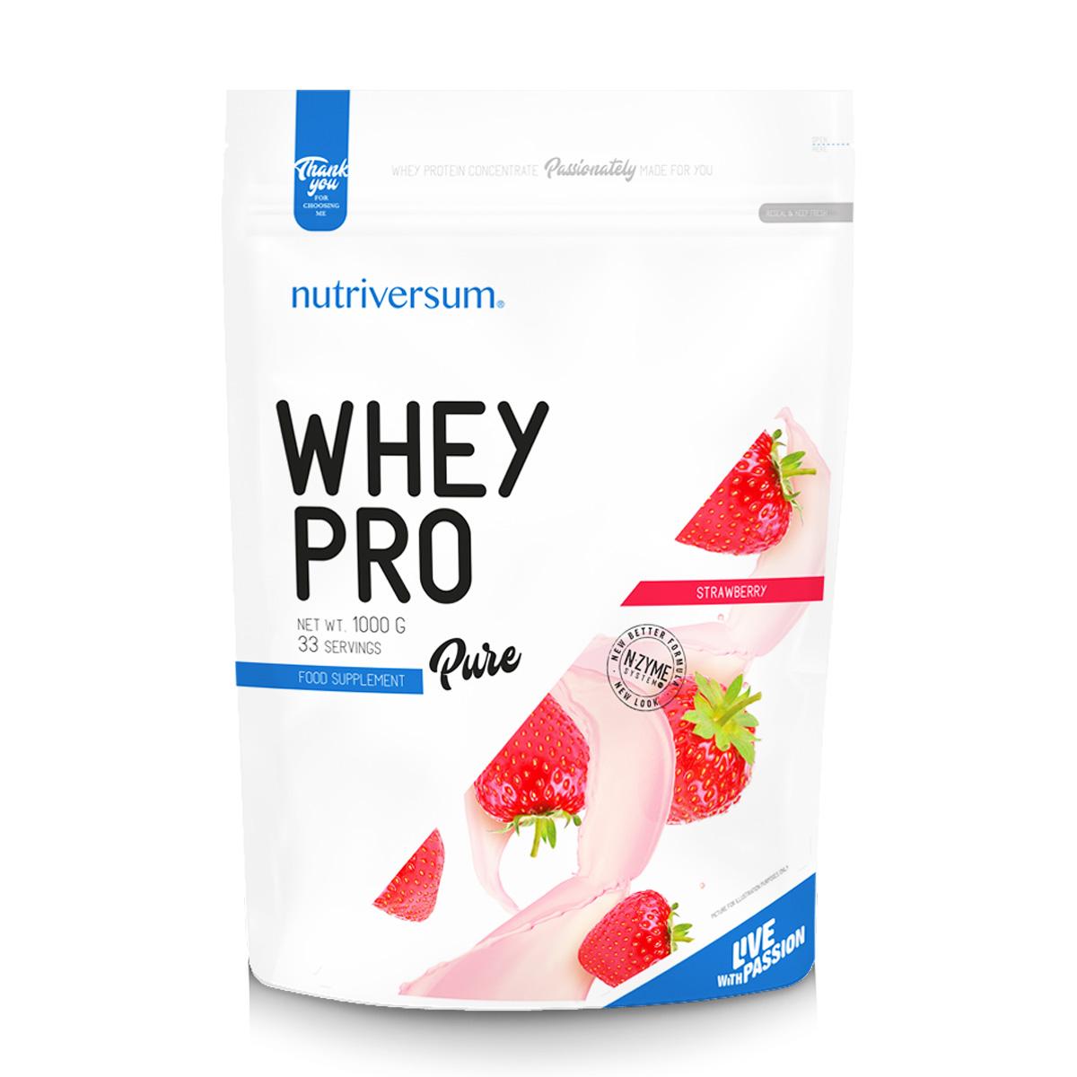 NUTRIVERSUM Whey Pro protein Jagoda 1kg