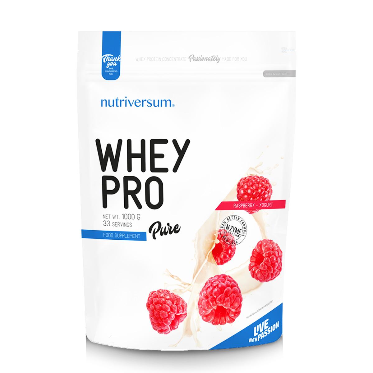 NUTRIVERSUM Whey Pro protein Malina jogurt 1kg