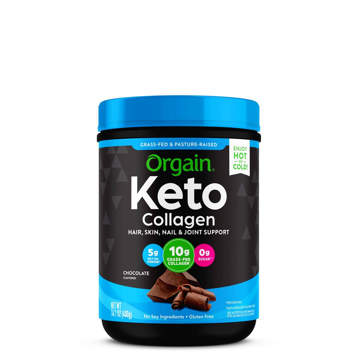 ORGAIN Keto Collagen čokolada 400g
