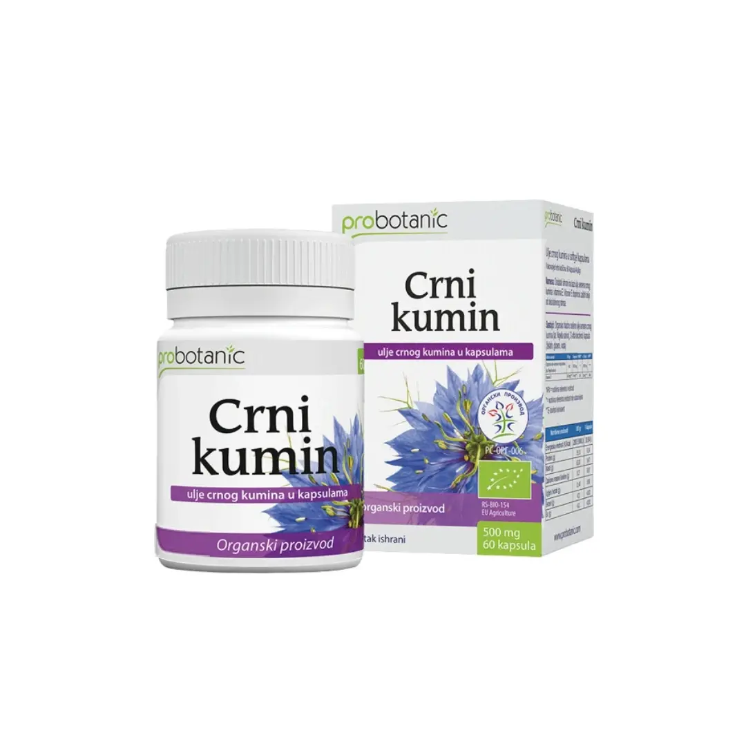 Selected image for PROBOTANIC Crni kumin 500 mg 60/1